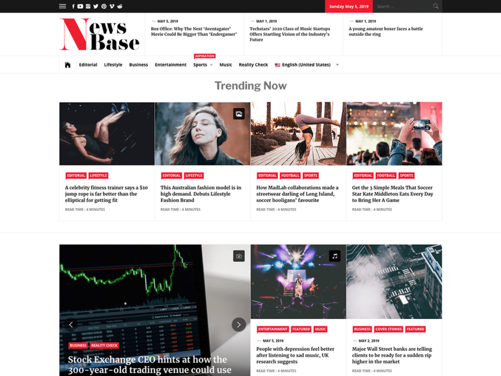 News Base Free WordPress Theme