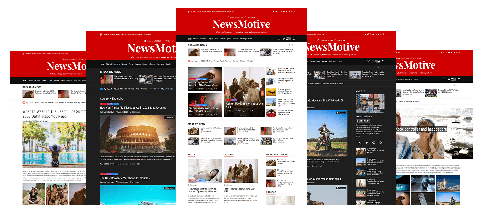 Newsmotive Multiple Demos