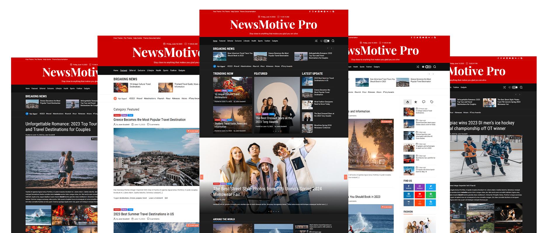 Newsmotive Pro Multiple Demos